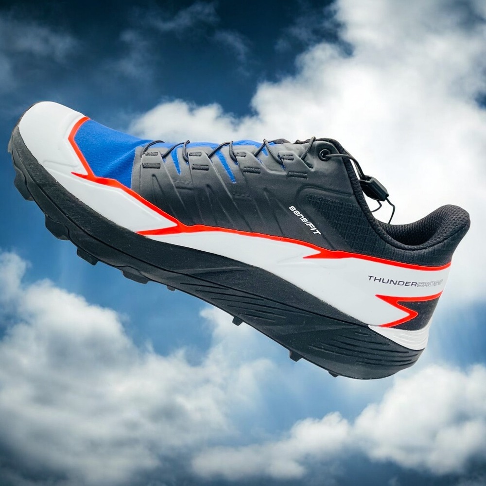 NEW Salomon Thundercross Surf The Web Black Trail-Running Shoe Mens Sz 12 - Picture 2 of 15